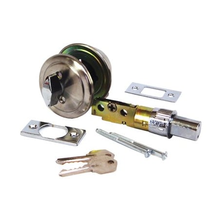 Us Hardware SS MH Entrance Deadbolt D-113B